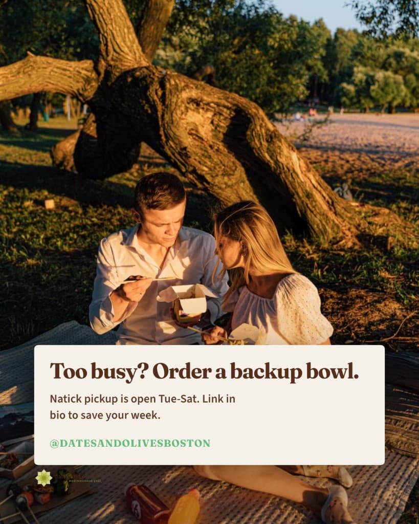 Carousel slide: too busy, order a backup bowl