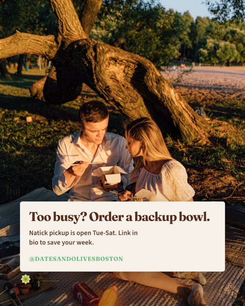 Carousel slide: too busy, order a backup bowl